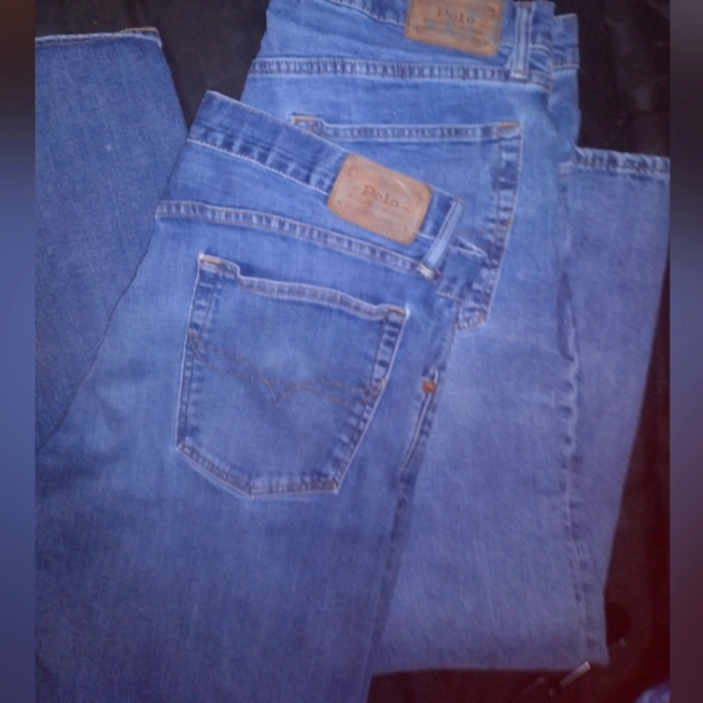 Polo by Ralph Lauren Classic Blue Straight Jeans 36/32